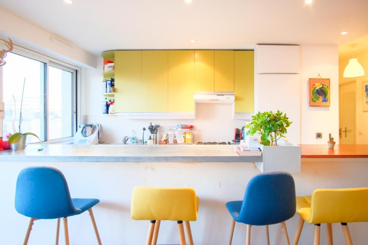 Beautiful And Bright Appt With Eiffel Tower View Apartment Paris Exterior photo